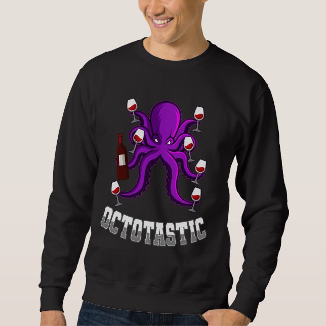 Weintrinker Sweatshirt (Vorderseite)