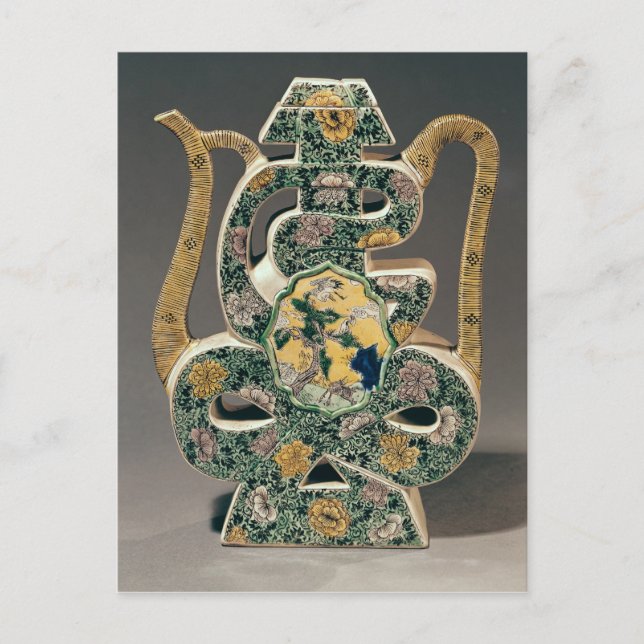 Weinvase in Form des Zeichens 'shou' Postkarte (Vorderseite)