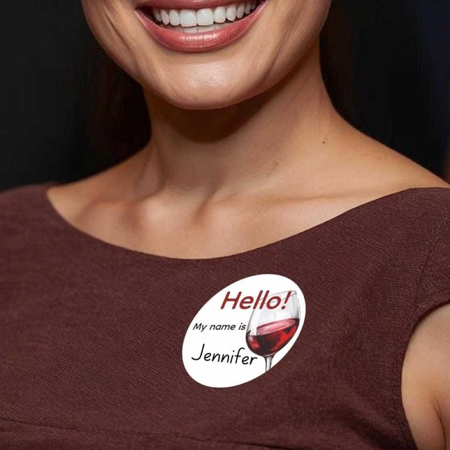 Weinverkostung und Käseverkostung Runder Aufkleber (Von Creator hochgeladen)