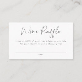 Weinverpackungskarte Visitenkarte