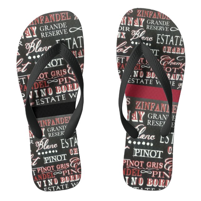 Weinwandern Flip Flops (Fußbett)