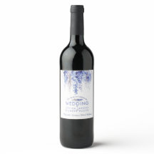 Weinwasserfarbe dunkelblau-graue weiße Hochzeit