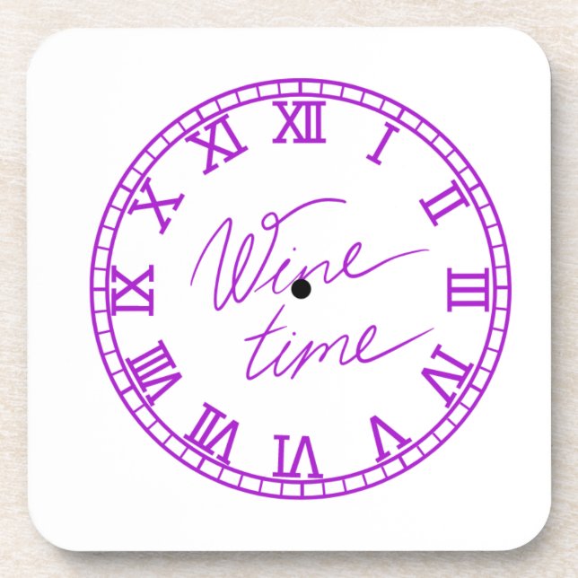 Weinzeit Getränkeuntersetzer (Vorderseite)