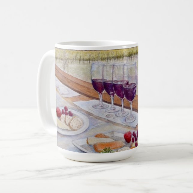 Weinzug Happy Hour Kaffeetasse (Vorderseite Links)
