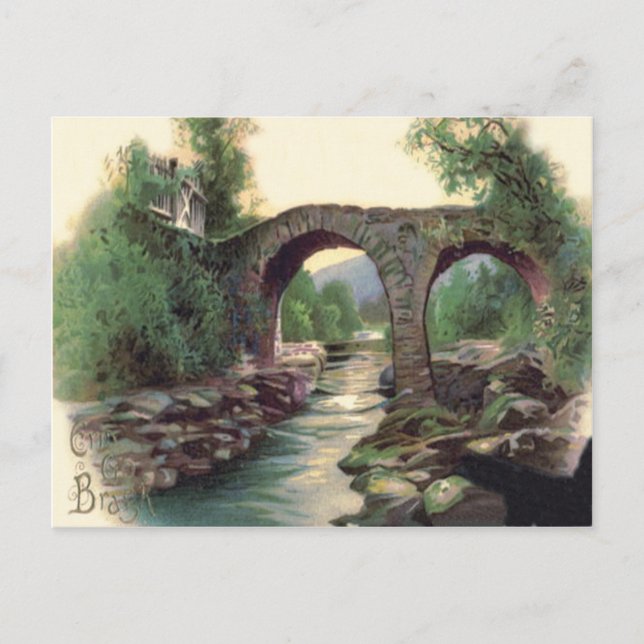 Weir Bridge Killarney Stone Bridge Postkarte (Vorderseite)