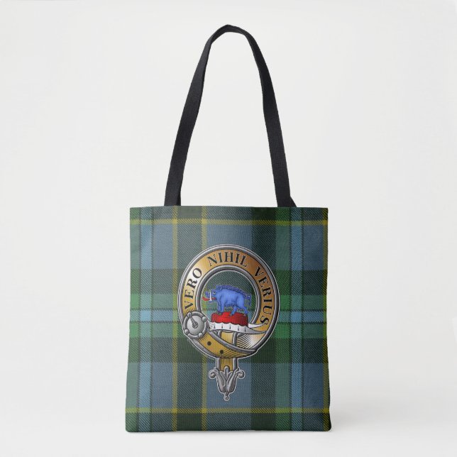 Weir Tartan & Abzeichen Tasche (Vorderseite)