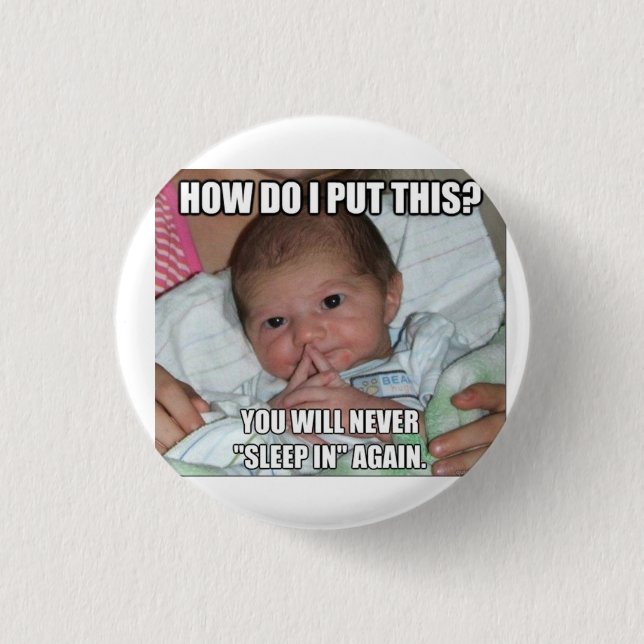 Weird Baby T - Shirt Trucker Hat Button (Vorderseite)