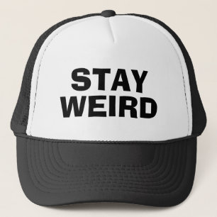 WEIRD lustigen LKW-LKW-Hut-Geschenk bleibe Truckerkappe