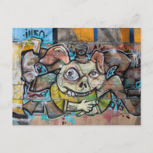 Weird Pig Face Postkarte