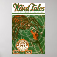 Weird Tales 1925 Cover - Monster der Grube
