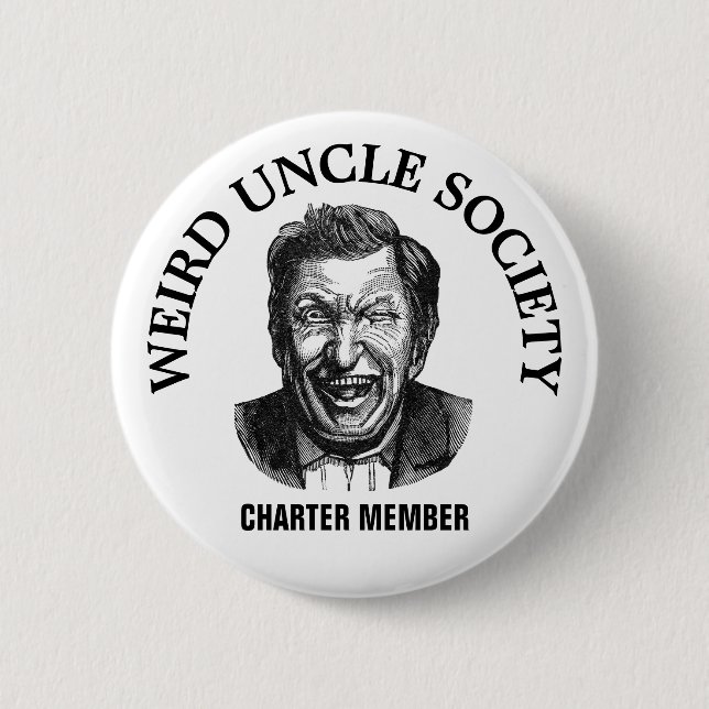 Weird Uncle Society Vintage Button (Vorderseite)