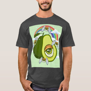Weirdcore Ästhetik Kawaii Avocado Eye Winged Eyeb T-Shirt
