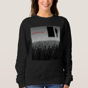 Weirdcore-Ästhetik Strangecore Creepy Shadow Drea Sweatshirt