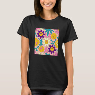 Weirdcore Kidcore Ästhetische Trippy Lächeln Happy T-Shirt