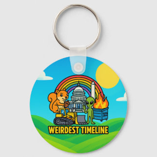 Weirdest Timeline Keychain by Phil Elmore Schlüsselanhänger