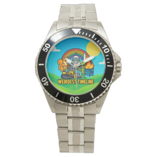 Weirdest Timeline Wristwatch by Phil Elmore Armbanduhr