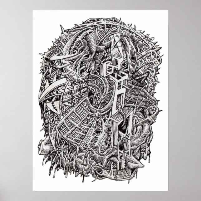 Weirdhead, par Brian Benson, affiche (Devant)