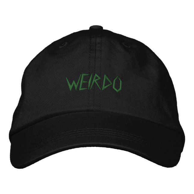 WEIRDO BESTICKTE KAPPE (Vorderseite)