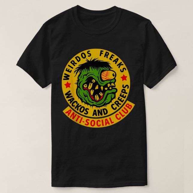 Weirdos Wackos und Creeps T-Shirt (Design vorne)