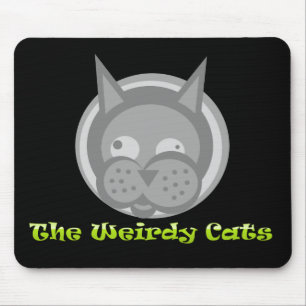 Weirdy Katzen Mousepad