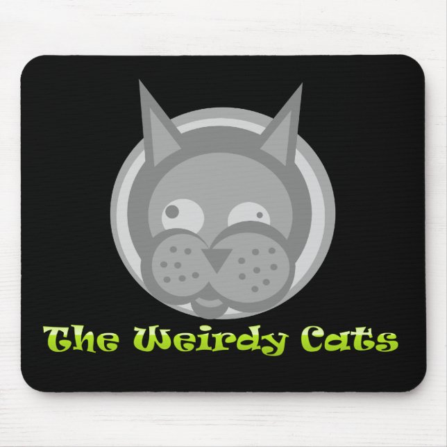 Weirdy Katzen Mousepad (Vorne)