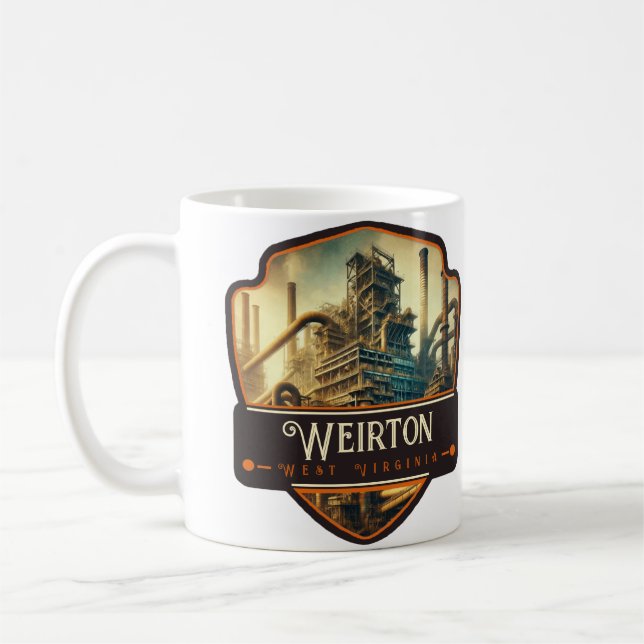 Weirton, West Virginia | VINTAG Kaffeetasse (Links)
