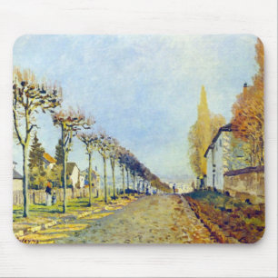 Weise der Maschine, bei Louveciennes durch Sisley Mousepad