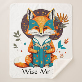 Weisen Mr. Fox hat in seiner Reading gepackt. Pers Sherpadecke