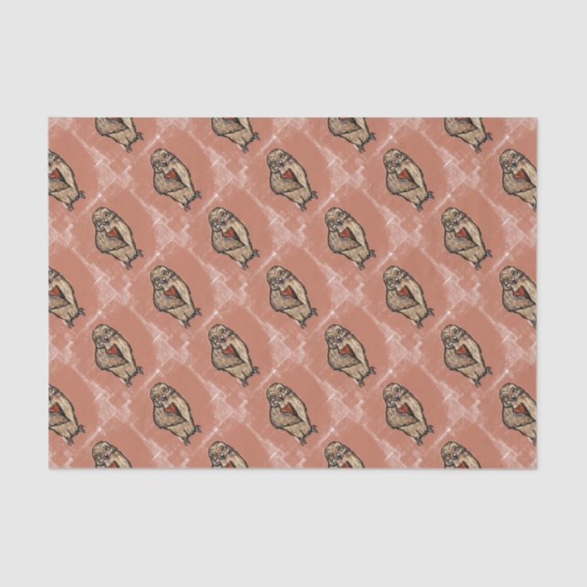 Weisen Seidenpapier (Vorderseite)