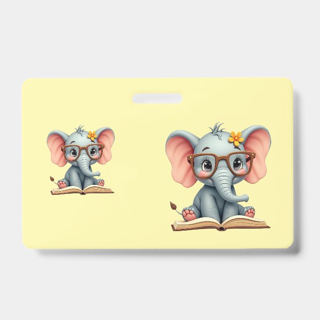 Weiser Baby-Elefant Ausweis (Vorderseite)