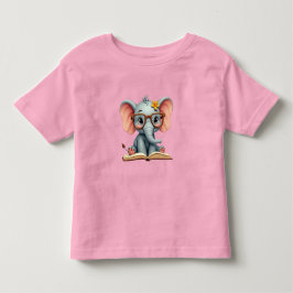 Weiser Baby-Elefant Kleinkind T-shirt