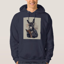 Weiser Esel — Kapuzenpullover