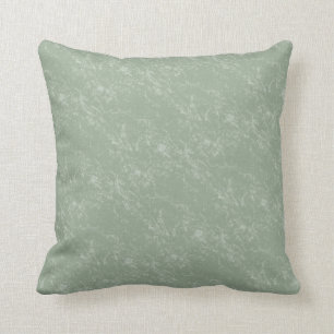 Weises Grün-Marmor schattiertes Kissen 16x16
