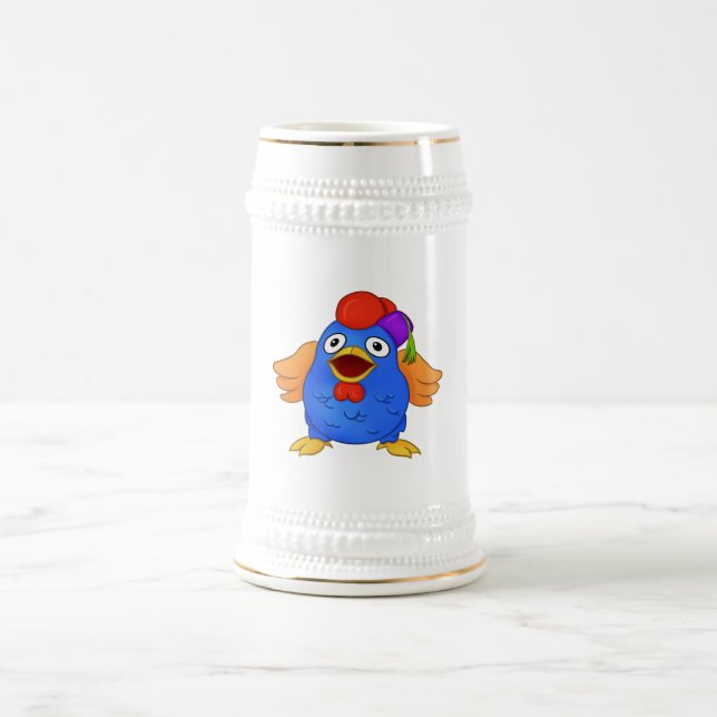 Weisheit Hühnerranch und Wellness-Center Merch Bierglas (Mittel)