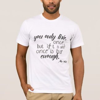 Weisheit in Linien: T-Shirt für denkensfördernde Z