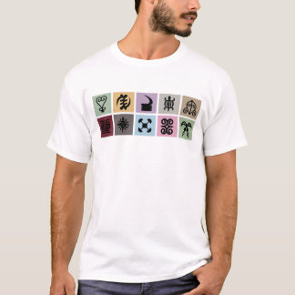 Weisheit in Symbolen - Adinkra Inspiriert T-Shirt