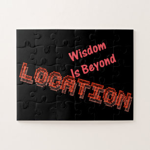 Weisheit ist jenseits der Lage Jigsaw Puzzle