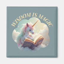 Weisheit ist Magie - Niedliches Einhorn