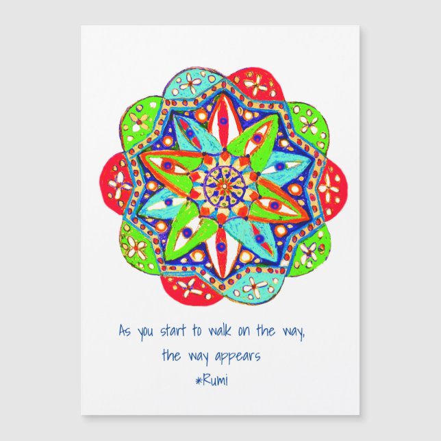 Weisheit  magnetkarte (Vorderseite)