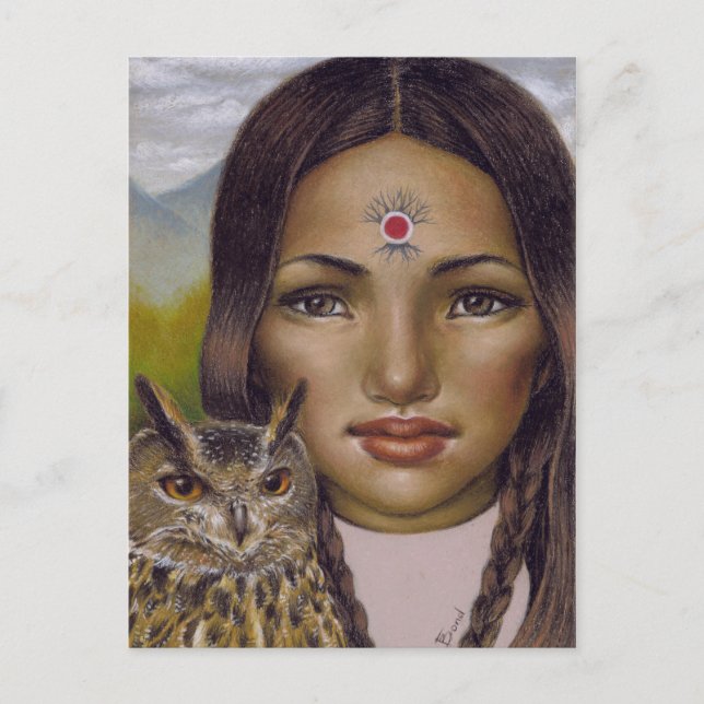 Weisheit Postkarte (Vorderseite)