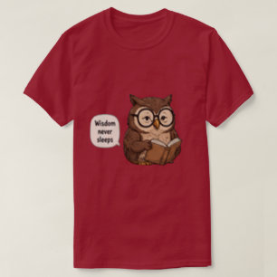 Weisheit schläft nie Inspirierend T-Shirt