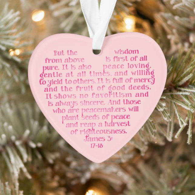 Weisheit von oben Personalisierter Schrift Ornament (Baum)