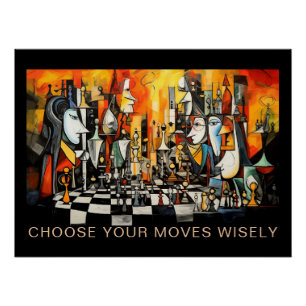 Weisheiten Schach Poster