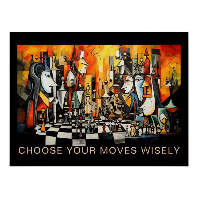 Weisheiten Schach Poster (Vorderseite)