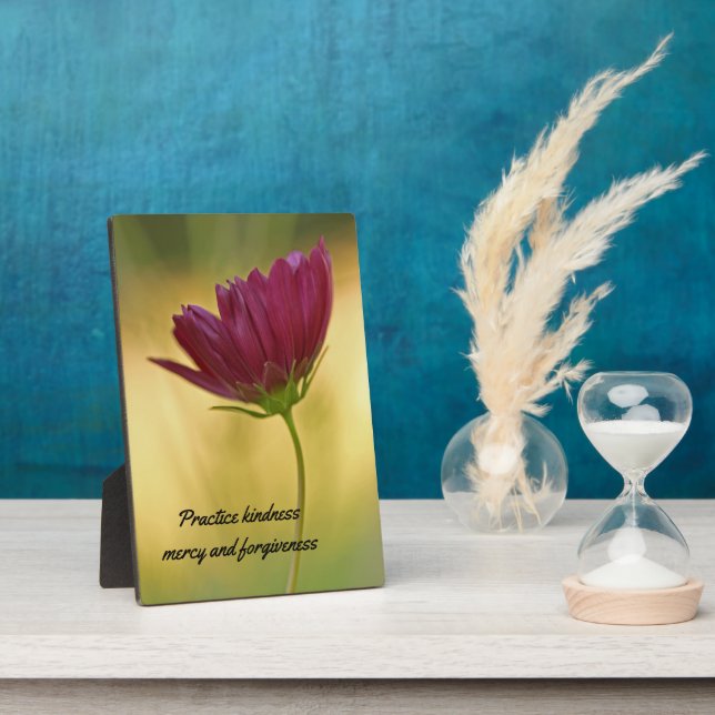 Weisheitstabletts Plaque mit Easel Fotoplatte (Seite)
