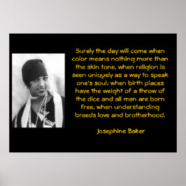 Weisheitsworte: Josephine Bakers Poster