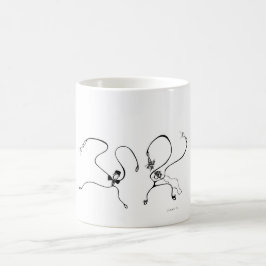 Weiß 325-ml-klassische weiße Tasse. Die Hochzeit Kaffeetasse