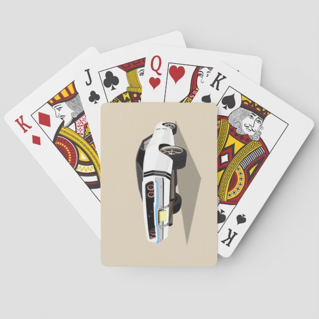 Weiß '68 Ladegerät-Spielkarten Spielkarten (Rückseite)