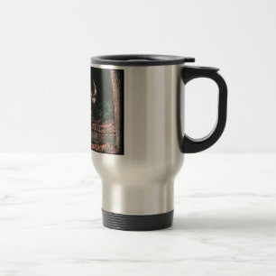 Weiß angebundene Rotwild-Reise TASSE