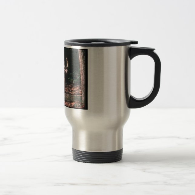 Weiß angebundene Rotwild-Reise TASSE (Rechts)